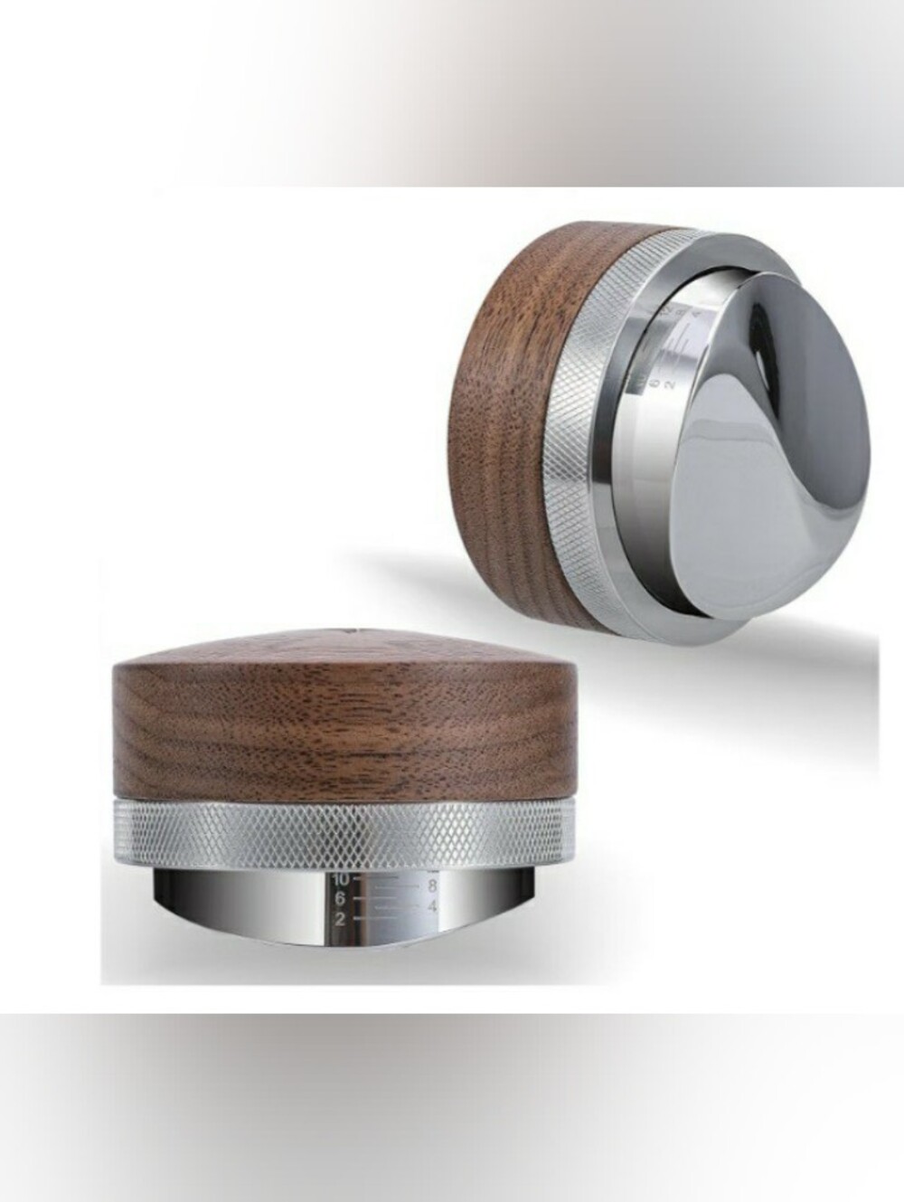 Knodos 54mm Espresso Distribution Tool In Walnut.